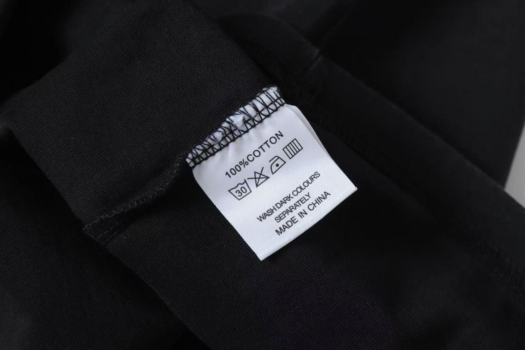 Godspeed Washed Black Rock Graphic T-Shirt — neck_label