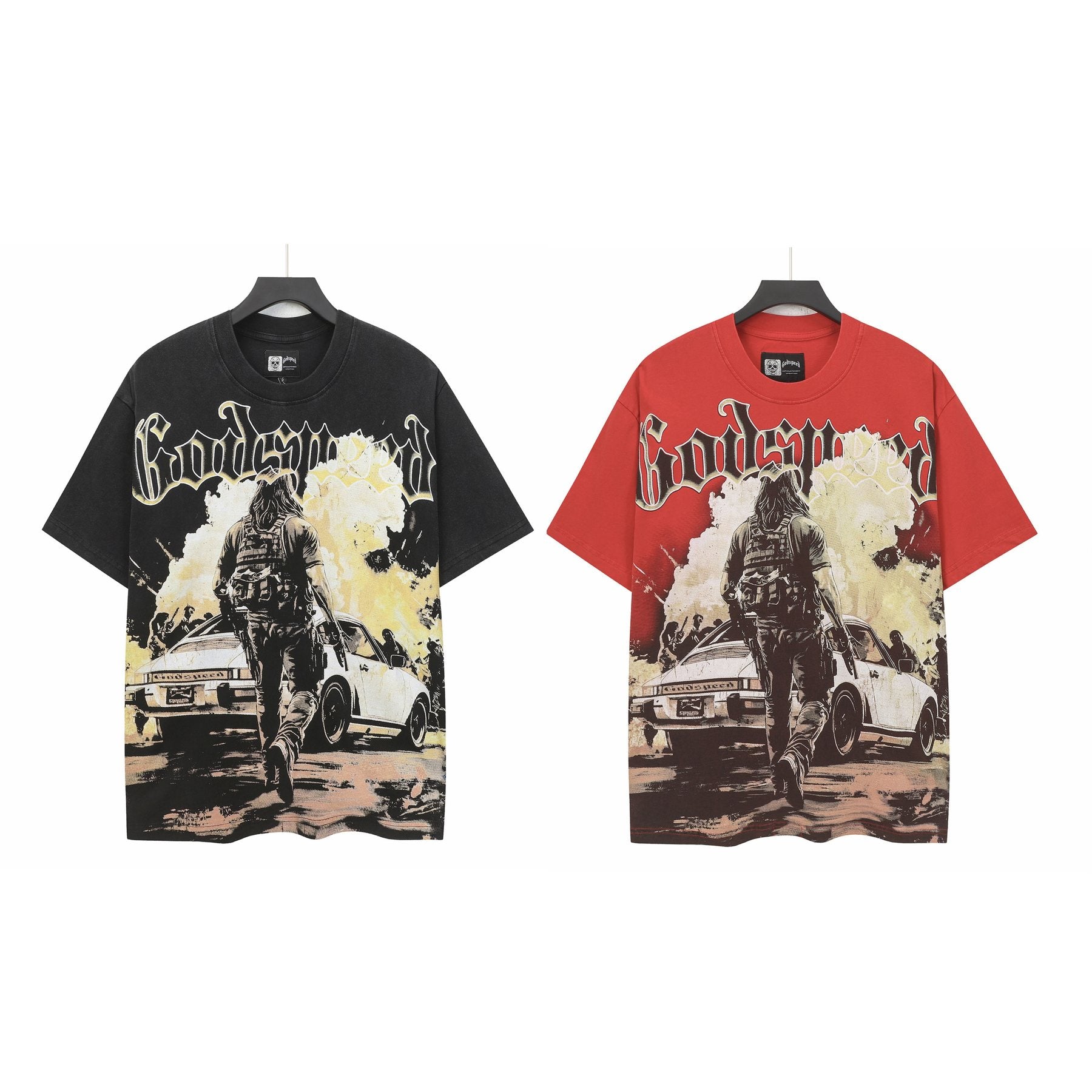 Godspeed Washed Rock Graphic T-Shirt — comparison