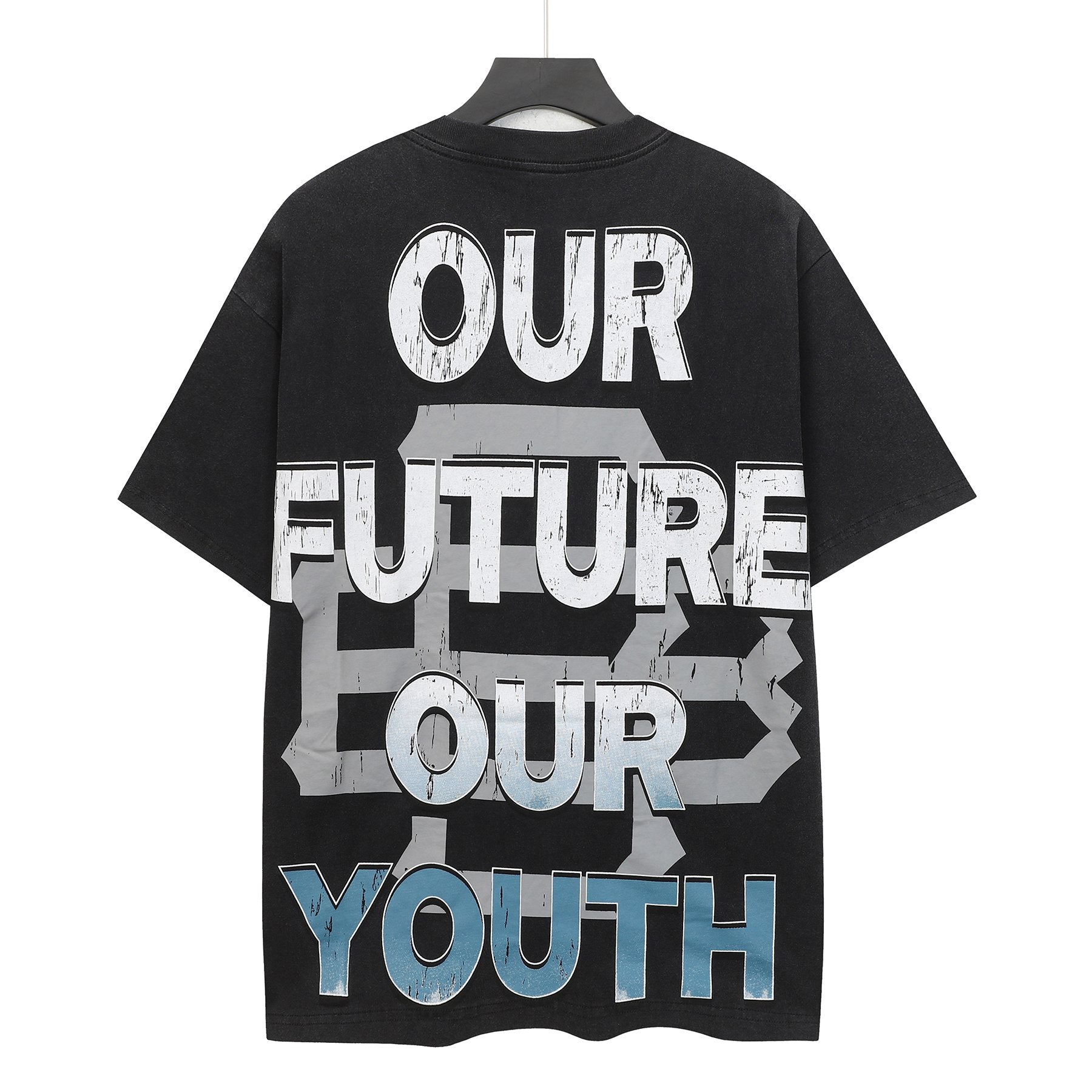 Godspeed Our Future Our Youth Graphic T-Shirt — back