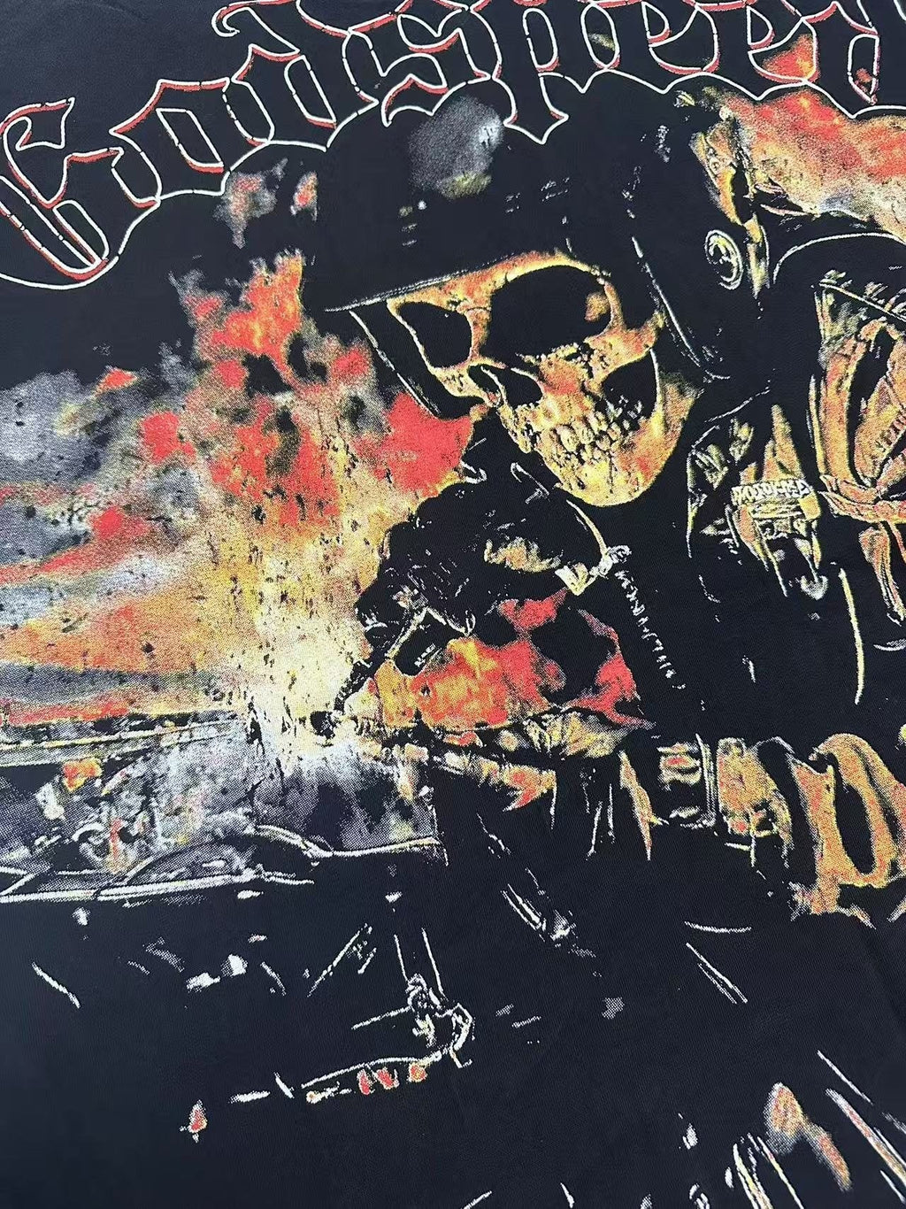 Godspeed Born to Ride Graphic T-Shirt — detail