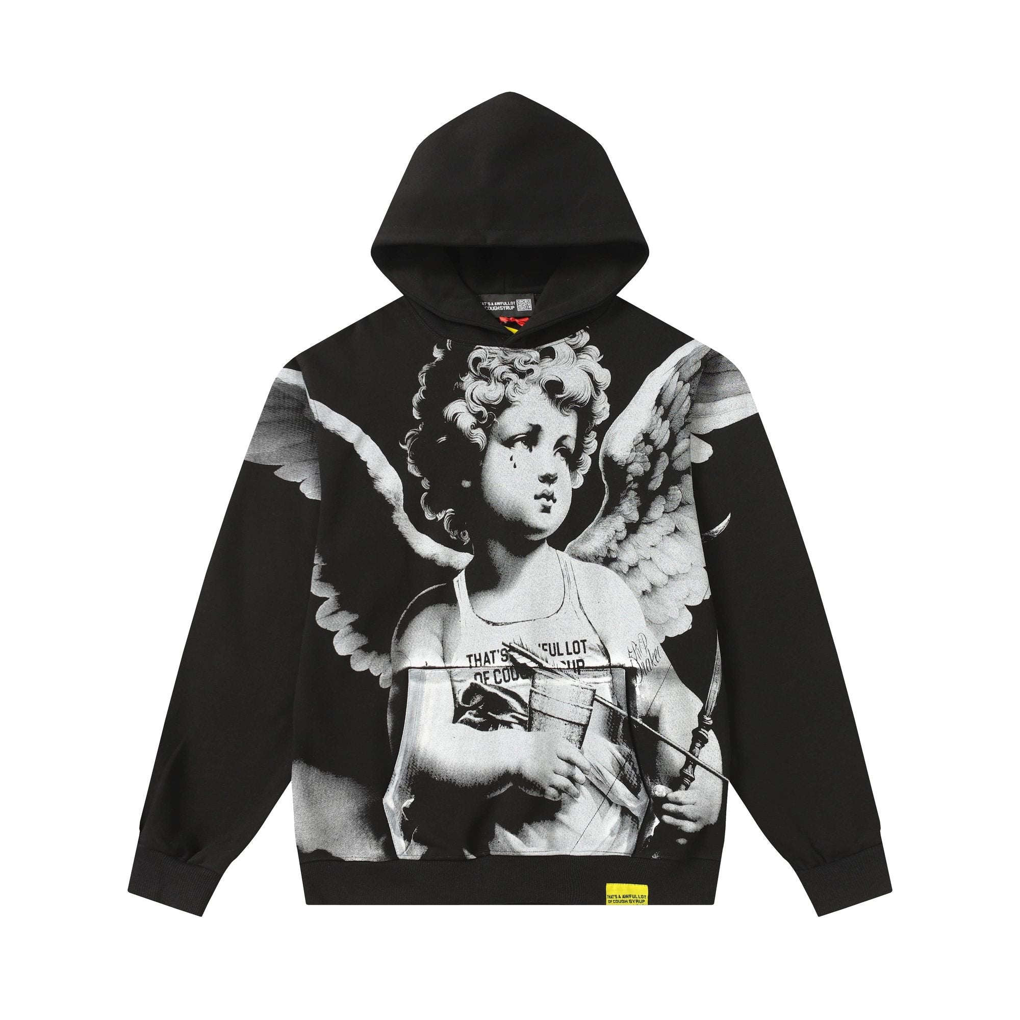 THAT'S A AWFUL LOT OF COUGH SYRUP Angel Tears Graphic Hoodie — hero