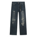 Purple Brand Dark Blue Distressed Jeans — hero