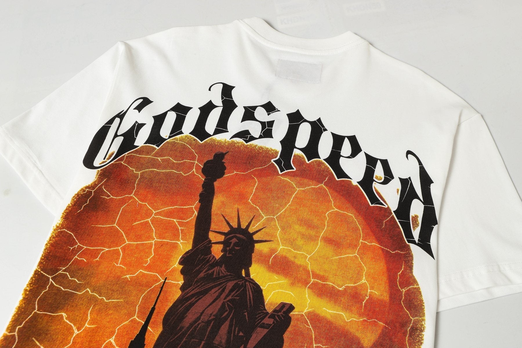 Godspeed E Pluribus Unum Graphic T-Shirt — detail