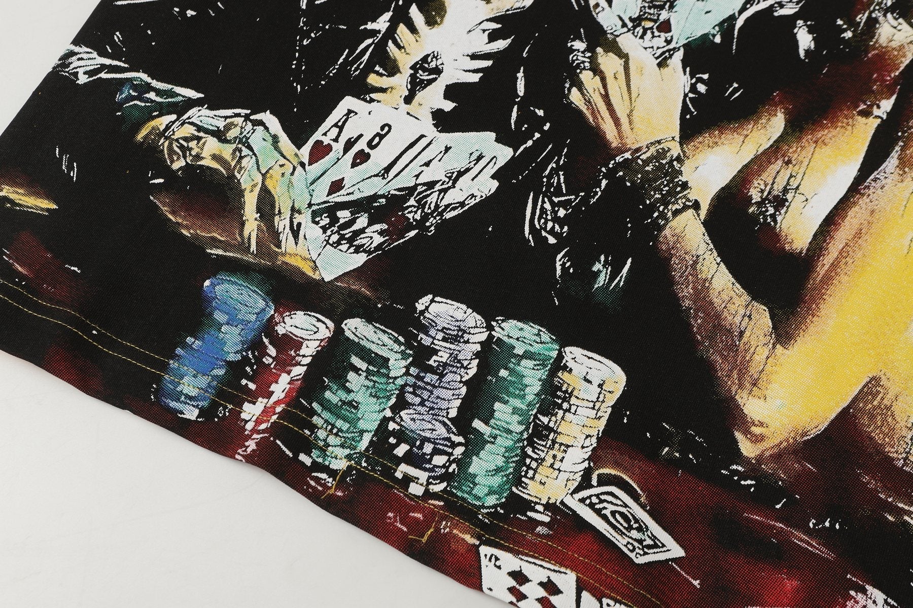 Godspeed Casino Skull Graphic T-Shirt — detail