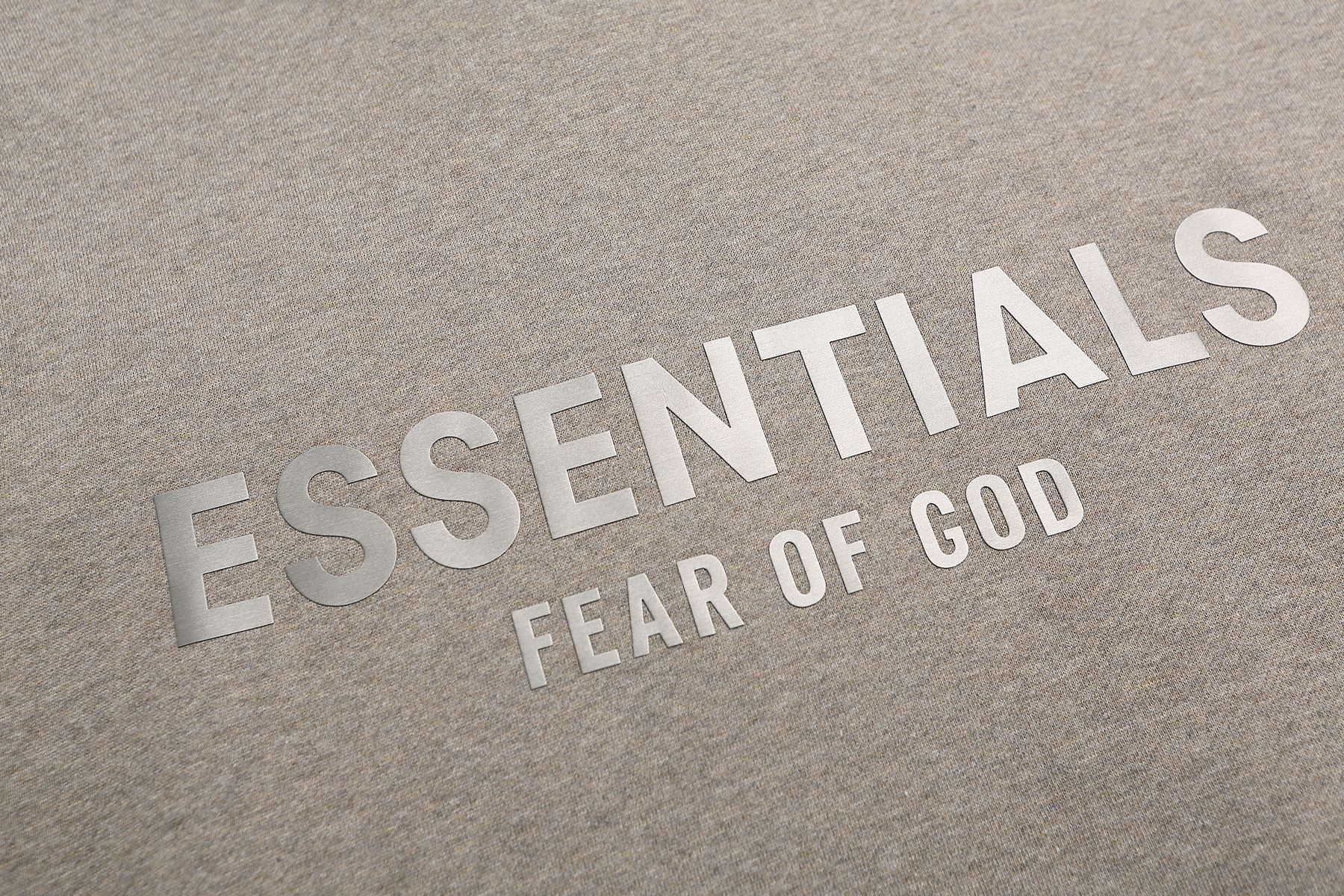 Fear of God Embossed Logo Pullover Hoodie — detail