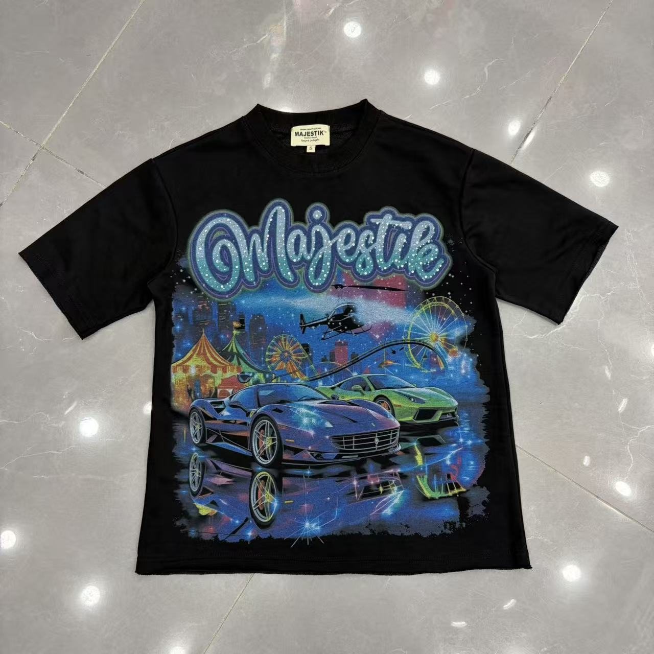 MAJESTIK Carnival Car Graphic T-Shirt — hero