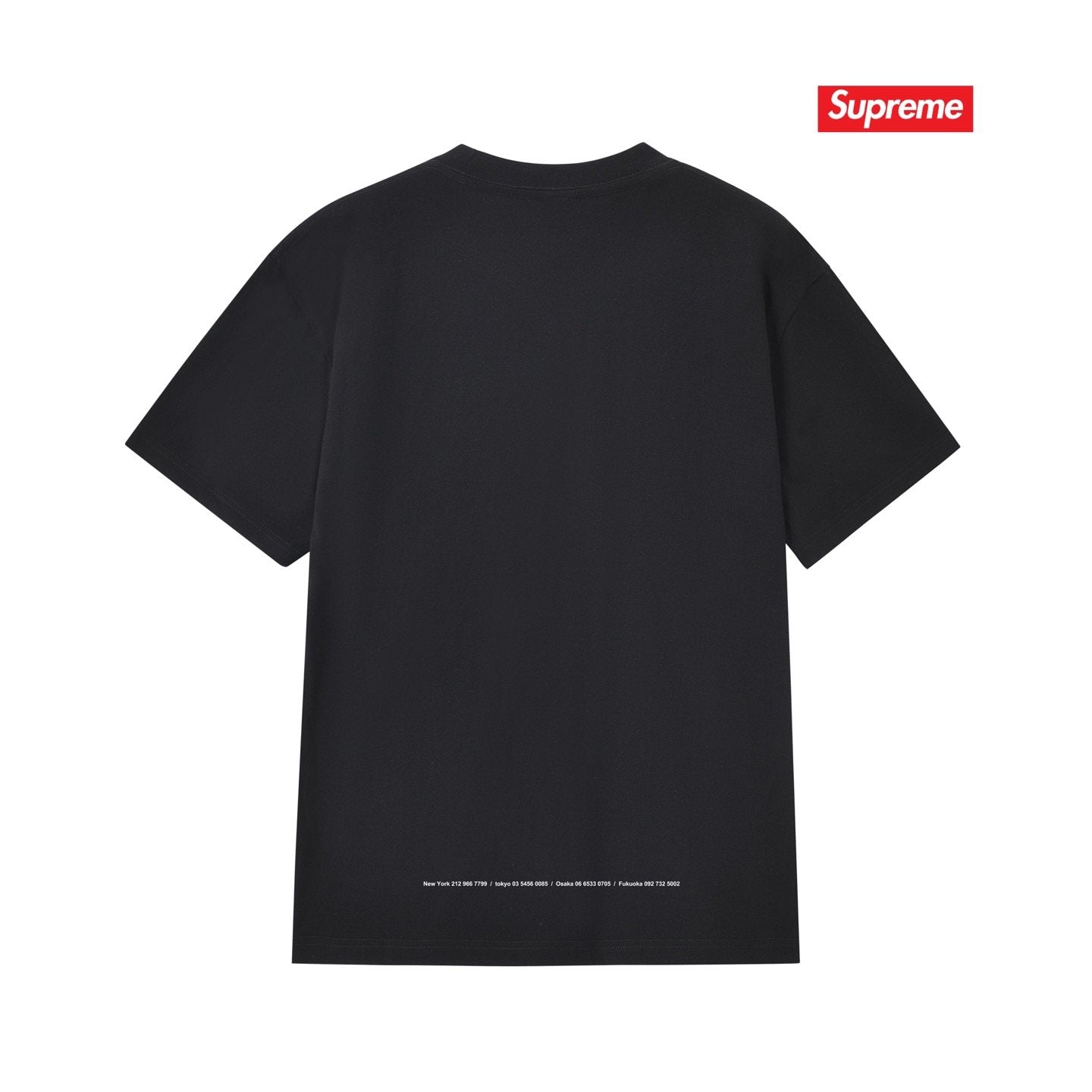Supreme Blue Chest Graphic Short-Sleeve T-Shirt — back