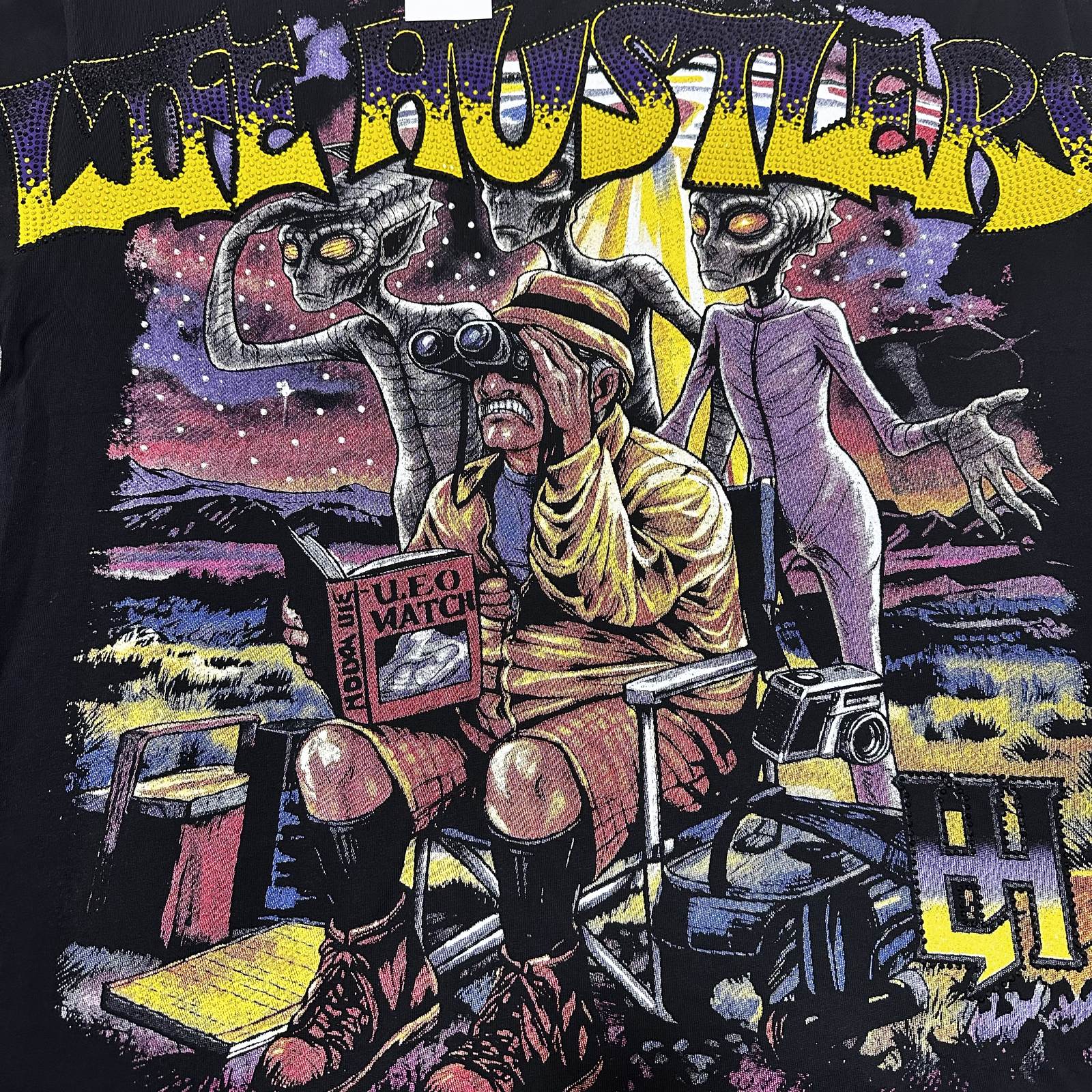 Life Hustlere Alien UFO Graphic T-Shirt — detail
