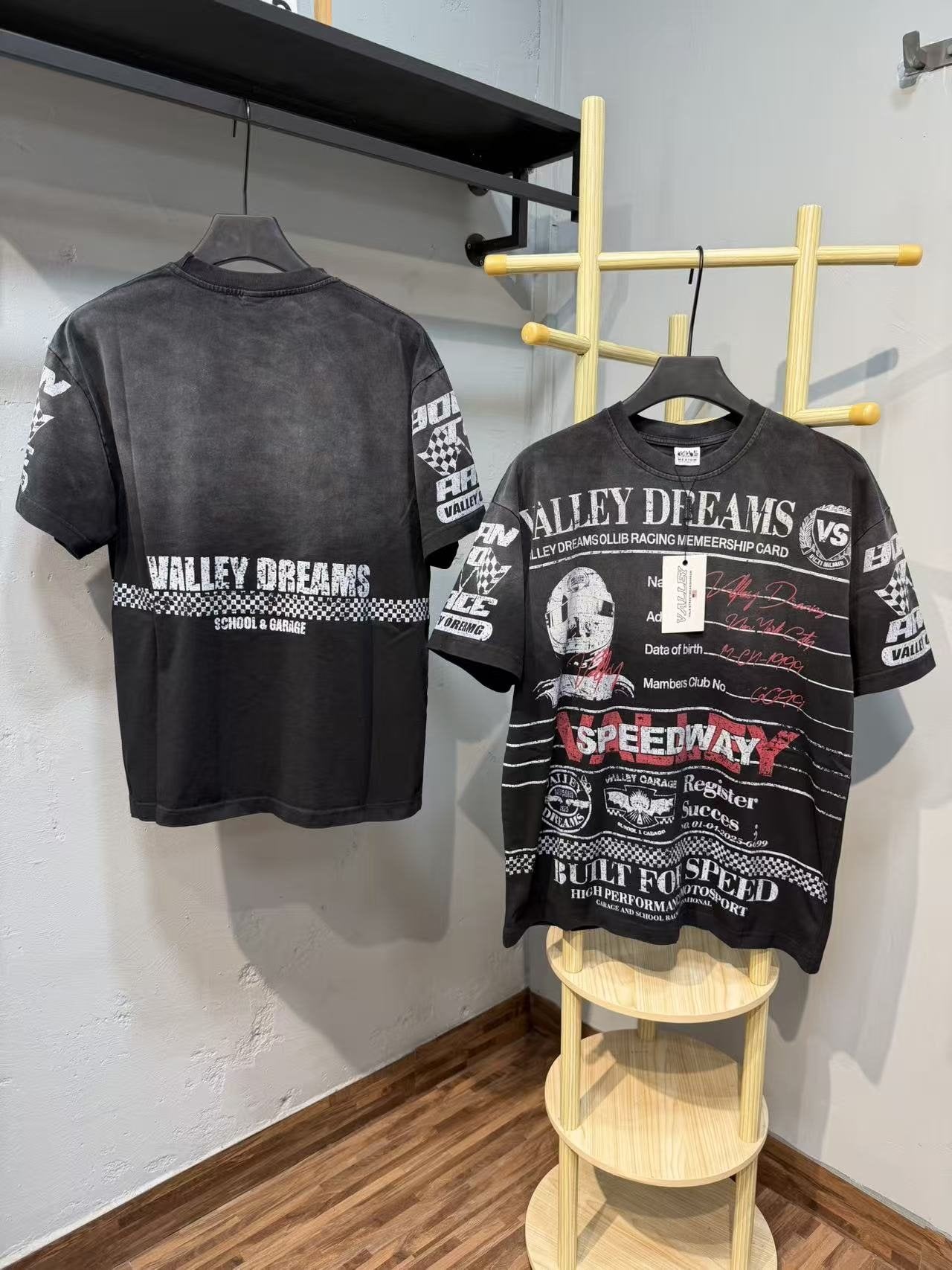 VALLEY Speedway Racing Graphic T-Shirt — context
