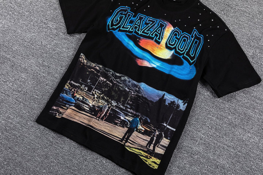 Glaza God Memories From The Future Graphic T-Shirt — front