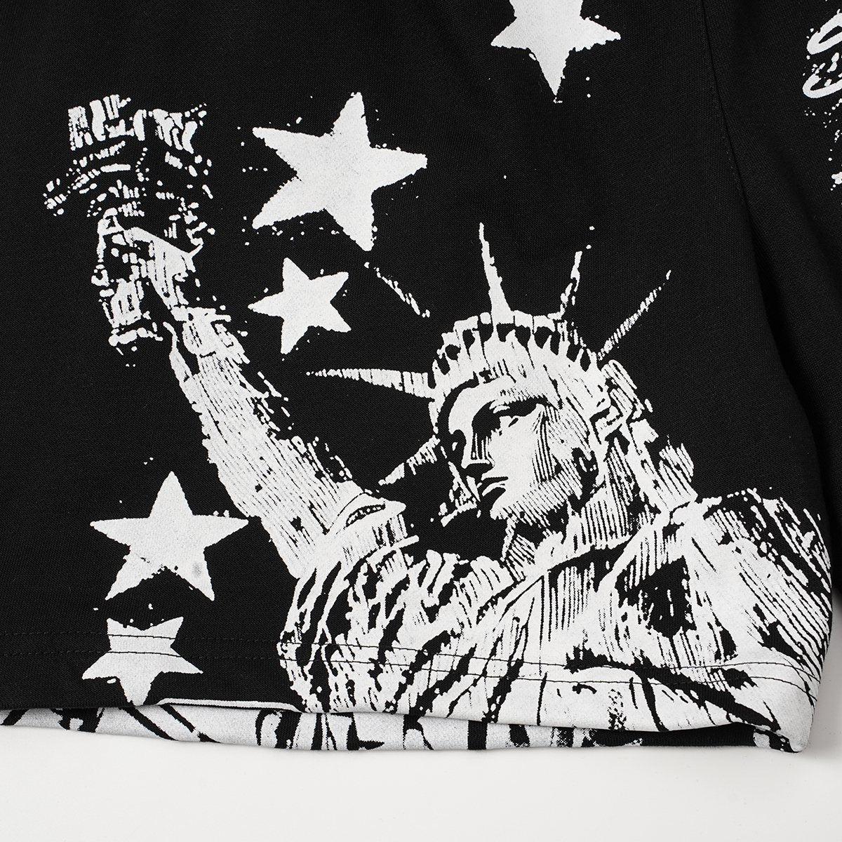 ASAALL New York Star Graphic Shorts — detail