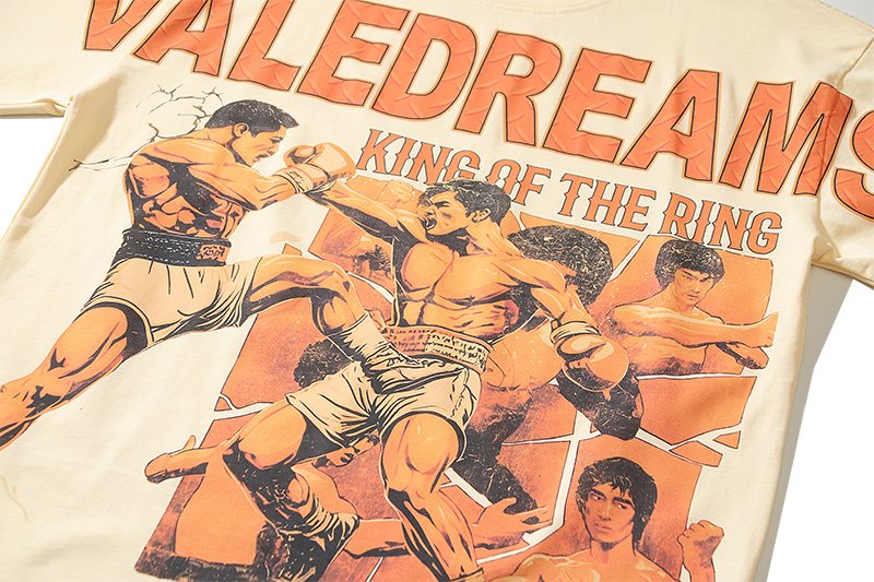 VALE USA King of the Ring Boxing Graphic T-Shirt — detail